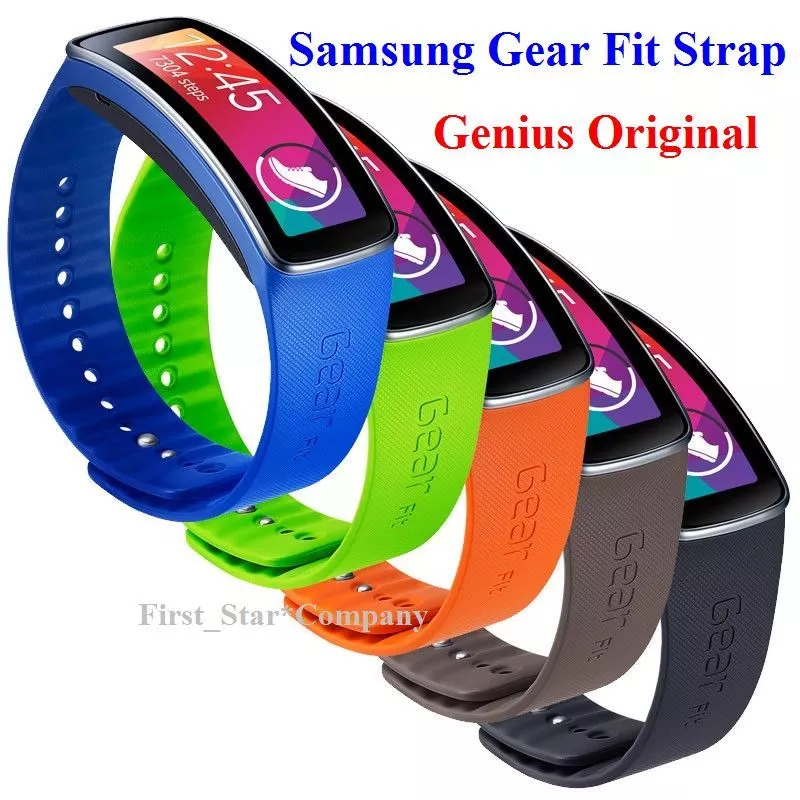 GENUINE Original Samsung Galaxy Gear Fit Strap Band Orange Blue