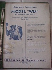3 BRIGGS AND STRATTON OPERATING GUIDES, INSTRUCTION MODELS PARTS LIST