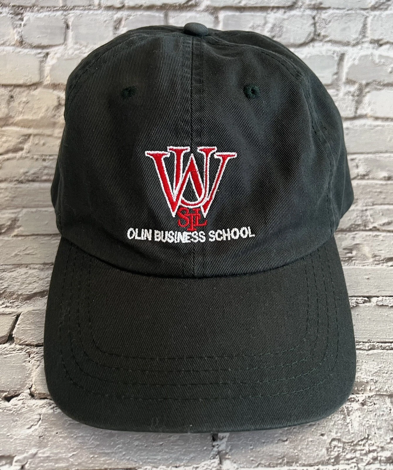 VTG Olin Business School Strap Back Baseball Cap Washington University St Louis