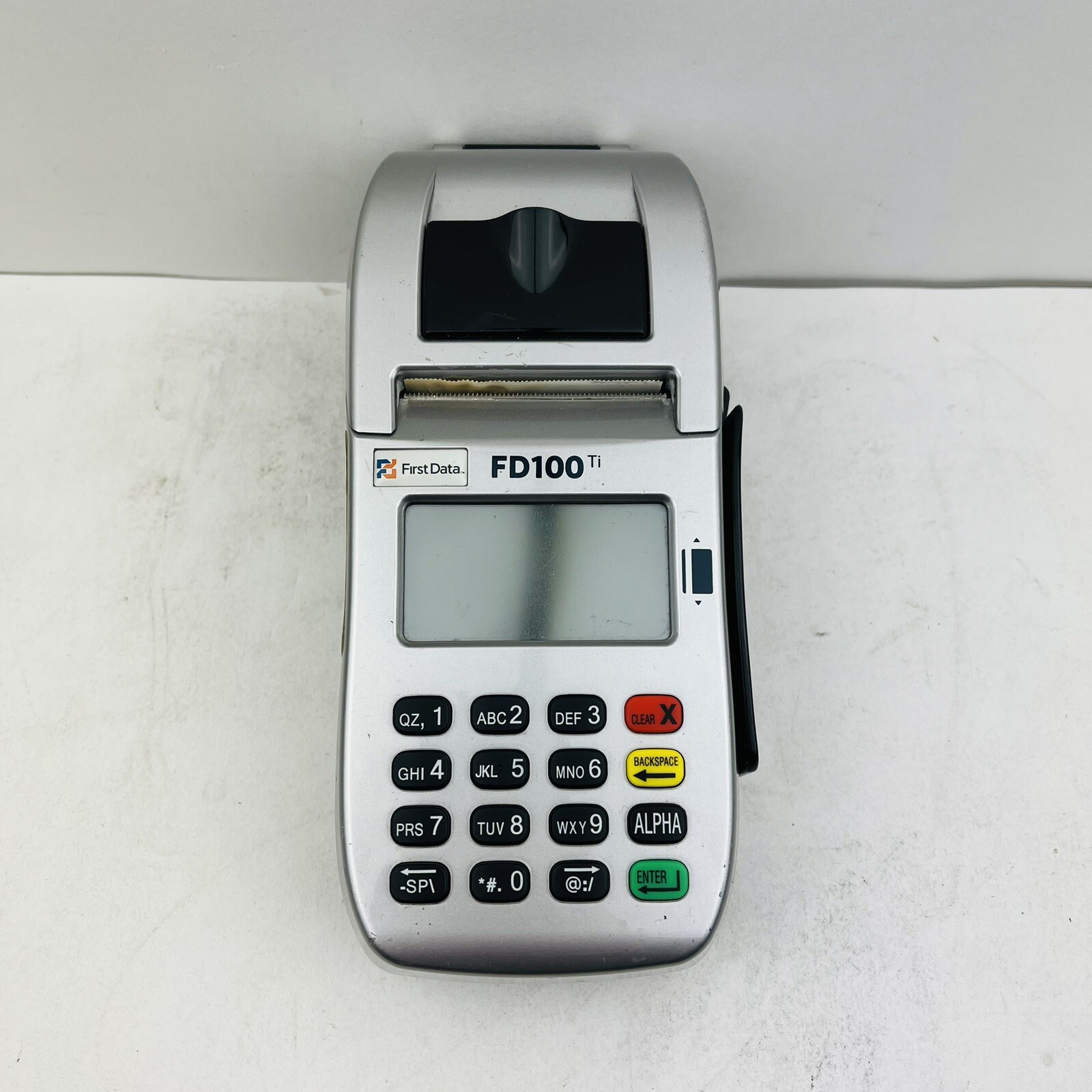 First Data FD100Ti Terminal Credit Card Machine Unit Only No Power Cord