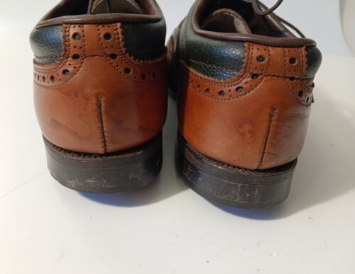 Vintage Footjoy Classics Wing Tip Leather Golf Shoes Size 7 1/2 EEE 51441 - Picture 7 of 9