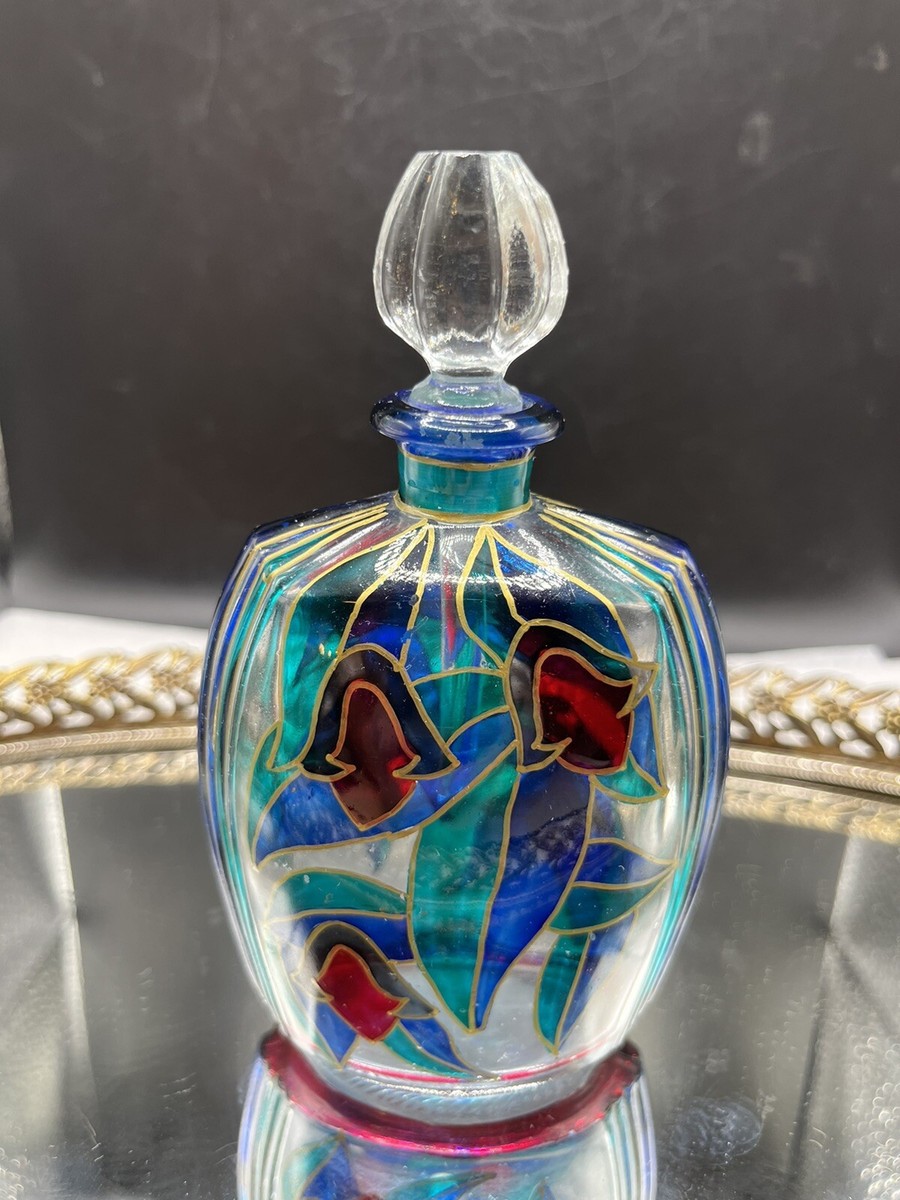 Vintage Dado Torrigiani Crazy Dad Art Stained Glass Perfume