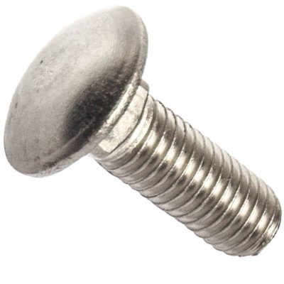 1/4-20 X 1-1/4'' Carriage Bolts Stainless Steel 18-8 Round Head Qty 50