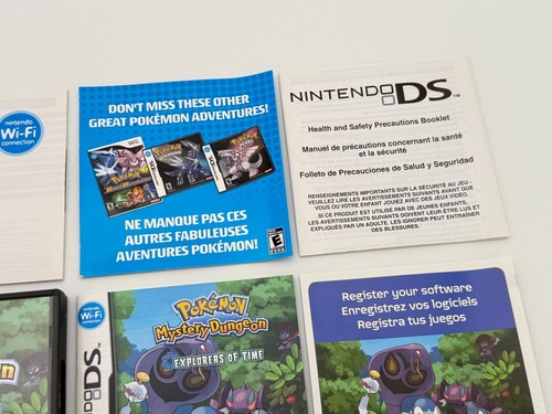 Pokemon Mystery Dungeon: Explorers of Time (Nintendo DS) Complete Authentic - Picture 3 of 11