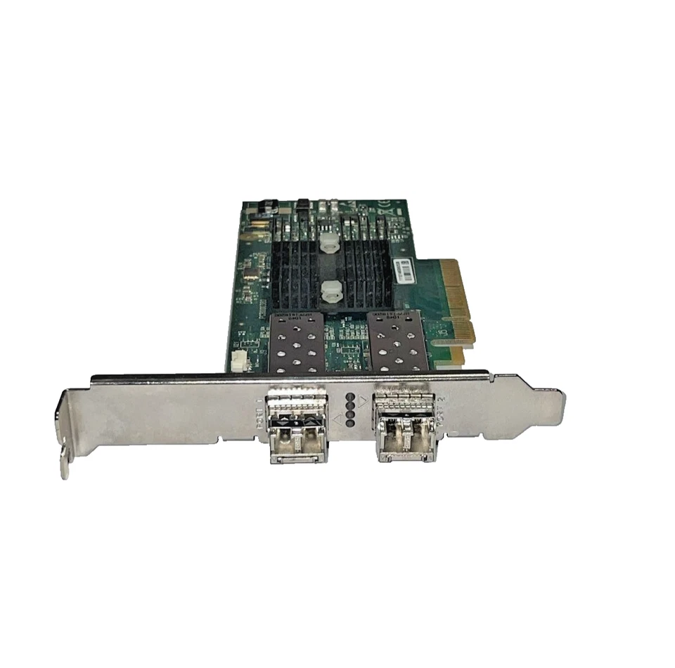 Mellanox HP:518001-001 2x Port ConnectX-2 PCIe x8 10GBe SFP+ Netzwerkkarte FP - Bild 2 von 3