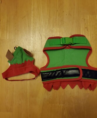 Dog Cat Pet Elf Costume/ Medium 16'' diameter MINT CONDITION
