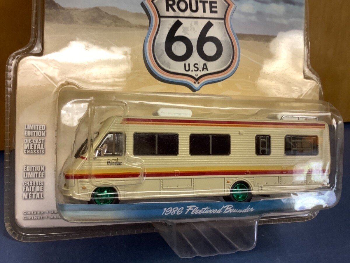 chase 1986 Fleetwood bounder 1/64 Motorhome Route 66 green