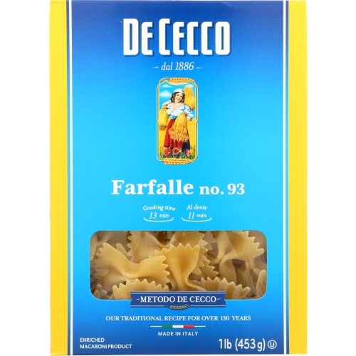 Pasta Farfelle 16 Oz(Case Of 12) By De Cecco - Picture 1 of 1