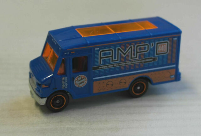 Matchbox Express Delivery blau AMP´ Van Transporter Kastenwagen MBX Mattel