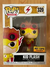Funko Pop! Heroes DC Kid Flash #320 Hot Topic Exclusive w/protector