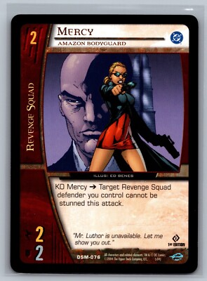 Vs System TCG Mercy, Amazon Bodyguard #DSM-076 1st Edition CCG Superman