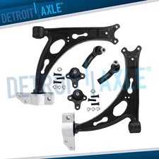 New 6pc Complete Front Lower Control Arm Suspension Kit for VW and Audi