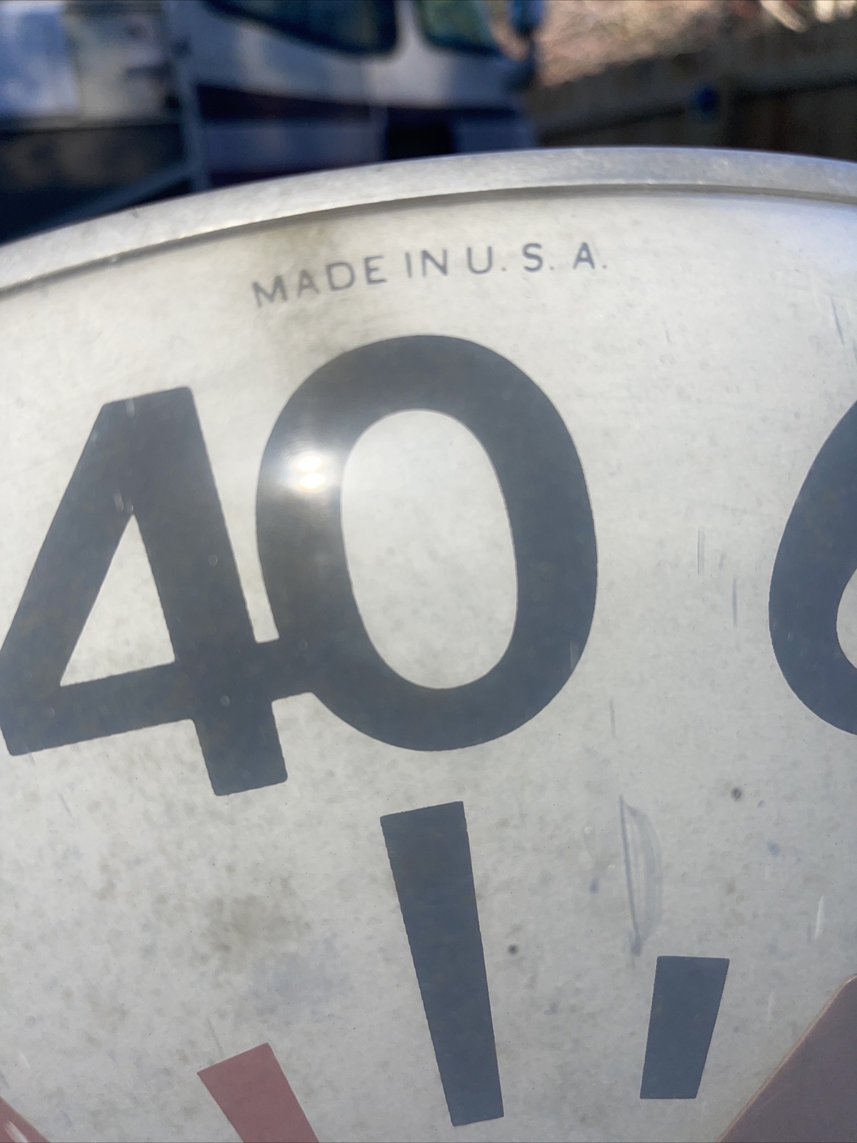 Motorcraft vintage outdoor thermometer round Barn Find eBay