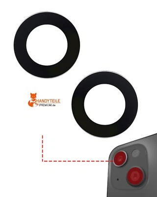 HANDY TEILE PREMIUM Original Kamera Glas Für IPhone 14 / 14 Plus Linse Ersatz Mit Kleber Glas 2 STÜ