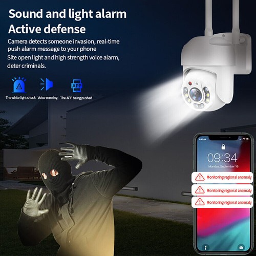 1080P WIFI IP Camera Wireless Outdoor CCTV HD PTZ Smart Home Security Camera - Picture 7 of 14
