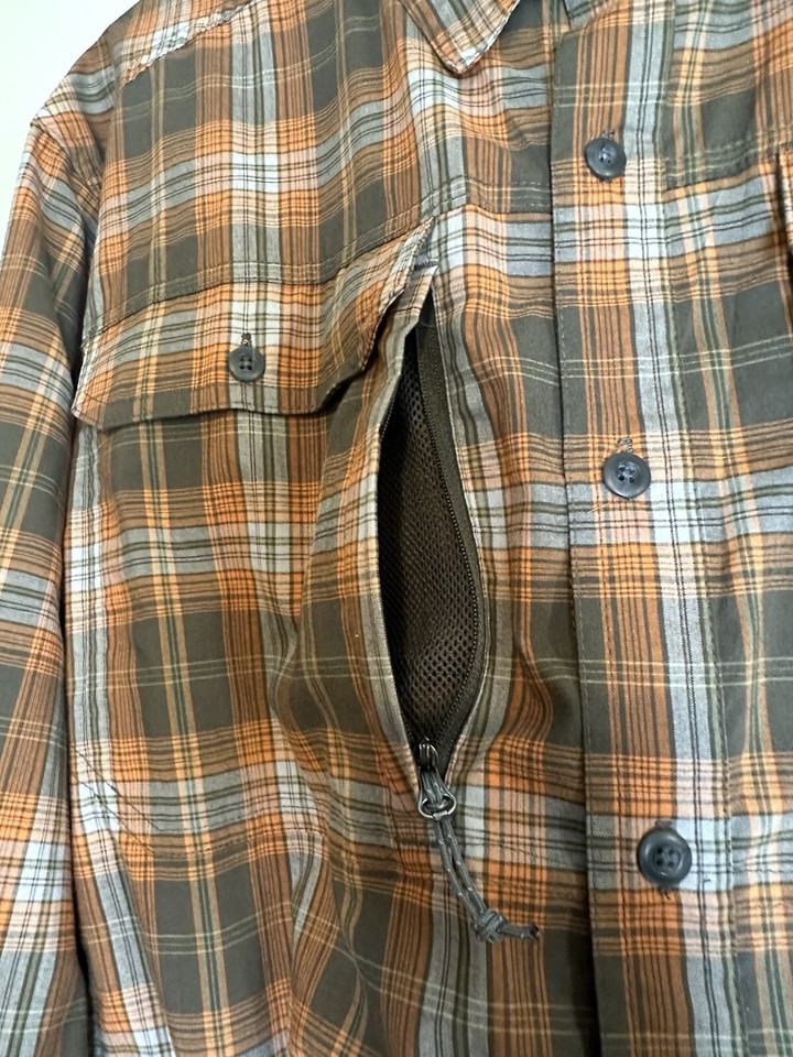 LL Bean Men’s XL Regular Fit Long Sleeve Button Down Mesh Lining