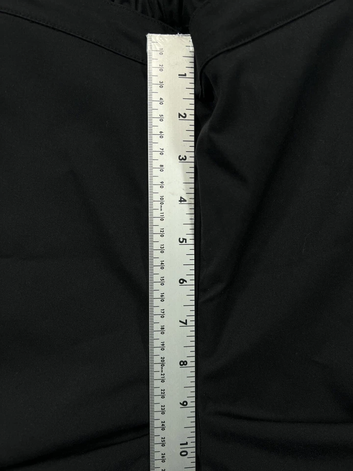 Calça de tênis Bolle feminina S pequena preta vermelha acabamento pista golfe 29x30 bolsos femininos - Imagem 3 de 4