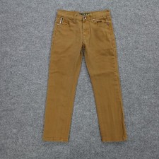 Southpole Jeans Boys 8 Tan Straight Flex Logo Hip Hop Rap Skate Urban 25x22