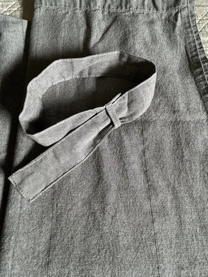 IKEA LENDA GRIS Cortinas Tab Top Paneles y Corbatas 55x98 - 6 Paneles Disponibles Foto 3 de 4