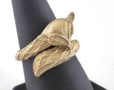 Fox Adjustable Ring Raw brass (17.5mm 7US inner size) 2726