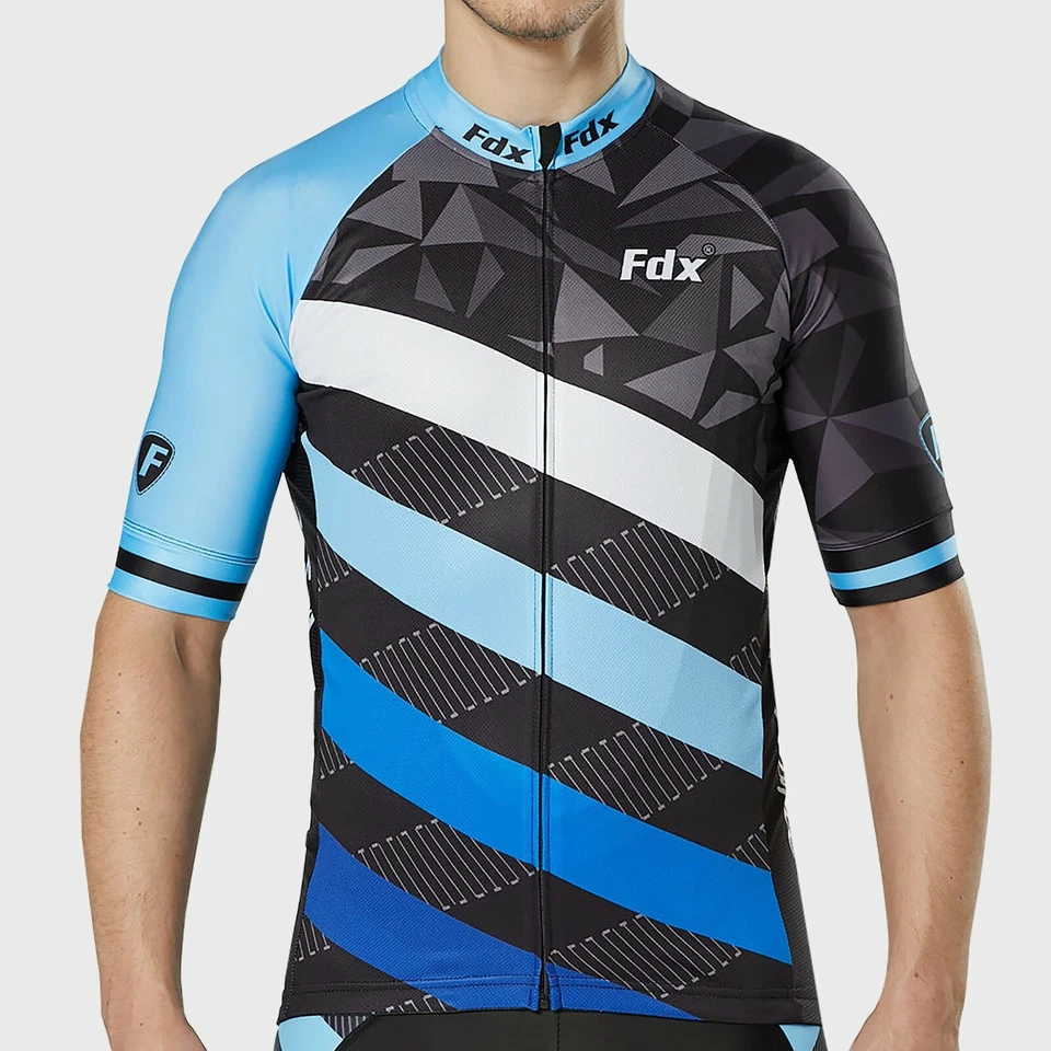 FDX Mens Equien Cycling Jersey Short sleeve Breathable Biking Top - image 2 of 4