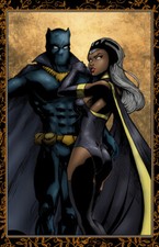 BLACK PANTHER AND STORM MARVEL COMICS Print 11x17 Pin-Up SALE!