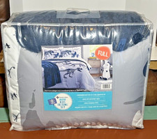 Member's Mark Kids 8 Piece Bed in a Bag with Plush Throw Set, Dino, Full