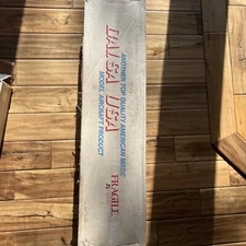 Balsa USA Enforcer RC Remote Control Balsa Wood Airplane Kit #458