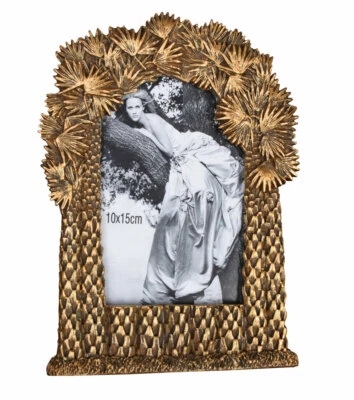 PALAZZO INT Fotorahmen 10x15cm Bilderrahmen Hollywood Rahmen Palmen Photorahmen Goldrahmen