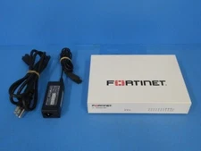 Fortinet Fortigate FG-60E Network Security Firewall with Adapter 60E Used