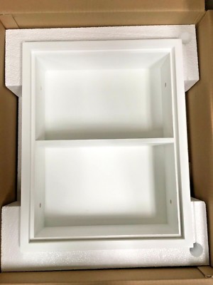 Imperfect Recessed Sloane White Wall Niche by Fox Hollow Furnishings (14x18)