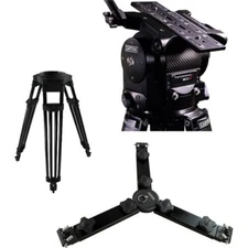 Cartoni Maxima 5.0 System with 1-Stage Aluminum Tripod, Mid Spreader, Feet