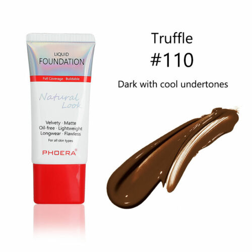 PHOERA Foundation Matte Flawless Full Coverage Liquid Oil Naturally Foundation - 第 18/18 張圖片