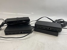 Lot of 2 Dell D6000 USB 3.0 Docking Station with 130w Power Supply Adapter