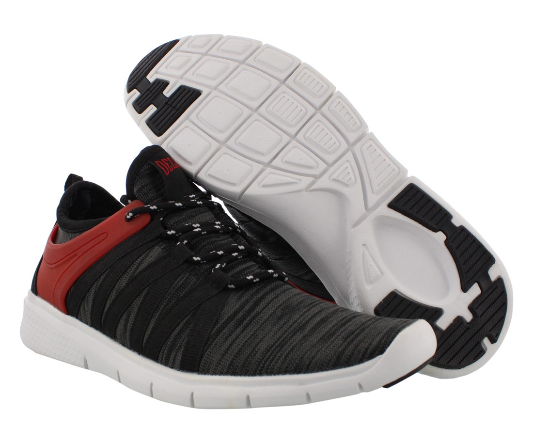 Мужские слипоны для бега De Luca Размер 8 Цвет ЧерныйСерыйКрасный 13290₽