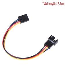 1pc 5Pin to 4Pin Fan Connector Adapter Converter Extension Cable Wire Lapt RZBK