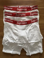 Supreme X Hanes Boxer Briefs 1 Pair  Size Large Brand New Comfort Flex