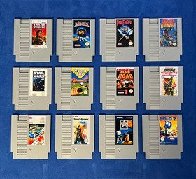 Nintendo NES Mini Cartridge - Keychain Magnet Ornament - Choose Game Title G-K