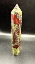 Crystal Tower Bloodstone Point Dragon Gemstone Pillar Natural Obelisk LARGE