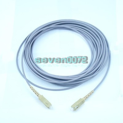 10 meters Armored Multi-mode Simplex Fiber Optic Cable 62.5/125  SC UPC to SCUPC