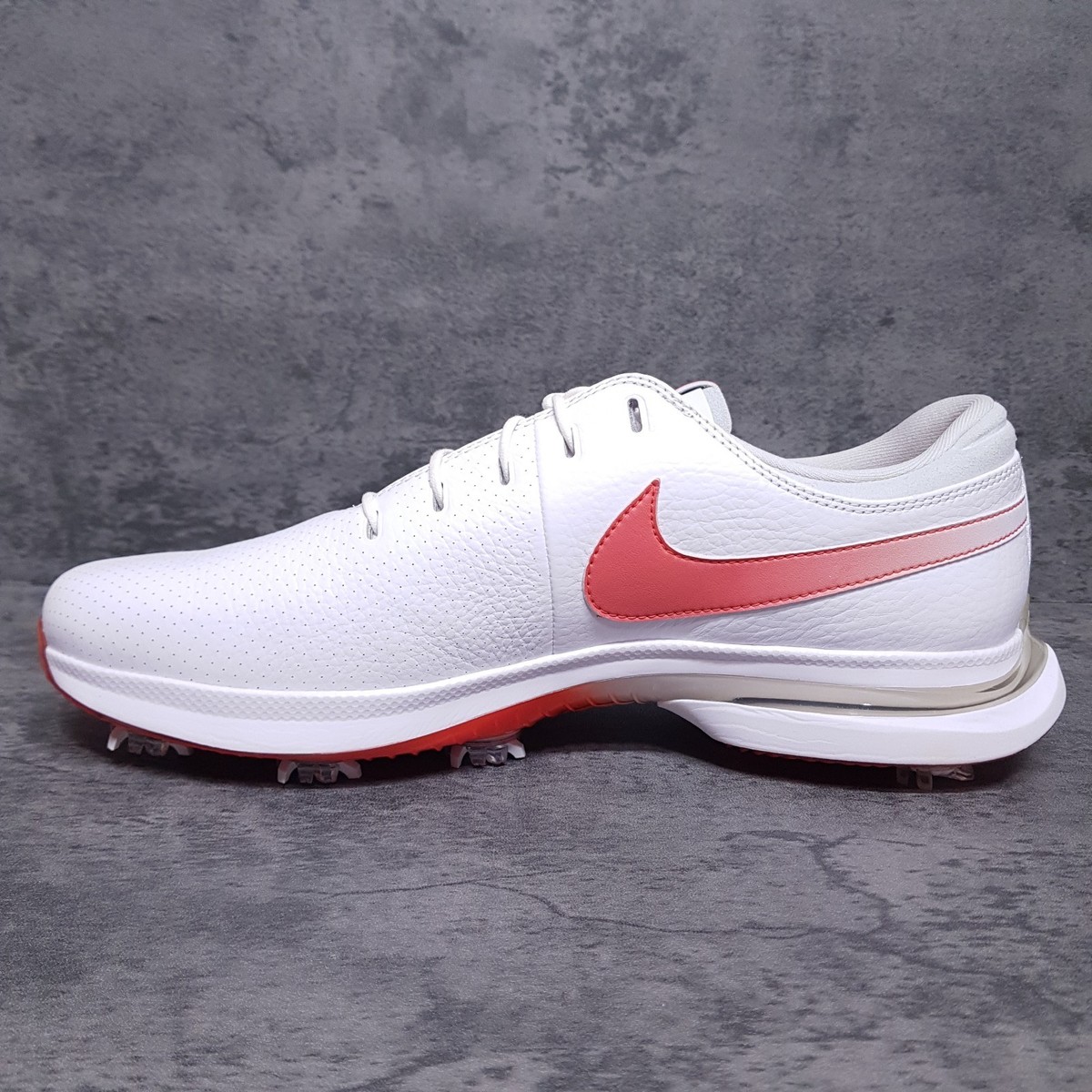 NIKE Air Zoom Victory Tour 3 Golf Shoes Mens Size 14 White Orange