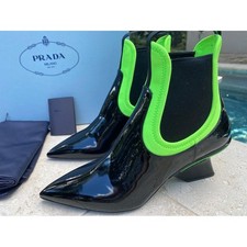 PRADA Milano 1T123L Black Patent Leather and ...