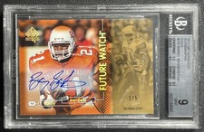 BARRY SANDERS BGS 9 2011 SP AUTHENTIC #191 AUTO GOLD 1/5 COWBOYS