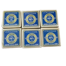 L'Occitane Verbena Pure Vegetable Shea Butter Soap Set of 6 100g 3.5 oz 