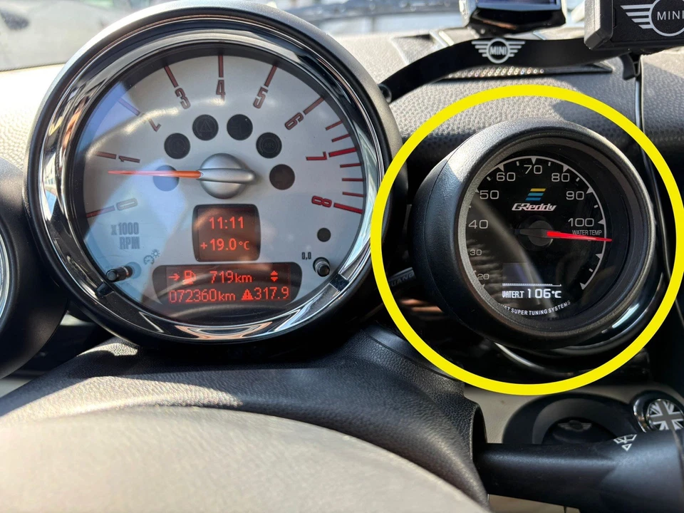 Supporto REPLICA OEM Manometro 60mm Mini Cooper R57 Cabrio S/Jcw Contagiri - Immagine 2 di 4