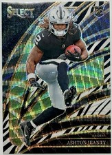 2025 Panini Select - Club Level Ashton Jeanty #204 Zebra Prizm (RC)
