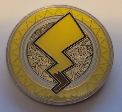 Pokemon Metal Pikachu Flip Coin XY Premium Collection - Picture 5 of 6