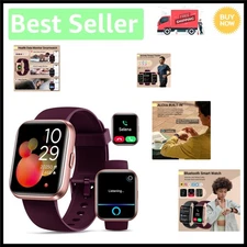 1.8'' Customizable Smartwatch for Women: Alexa, Notifications & 120 Sports Modes