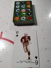 1963 Stancraft TONY CANADEO #6C Green Back Playing Cards Set Break HOF ERROR!