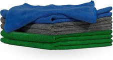 Microfiber Cleaning Cloth Large 16x16 Lint Free for Car Home Kitchen